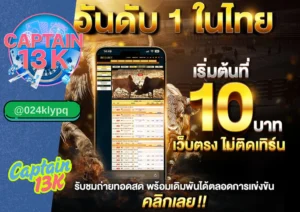 เว็บคาสิโน มาตรฐานสากล รีวิวเต็มจากเว็บตรง captain13k